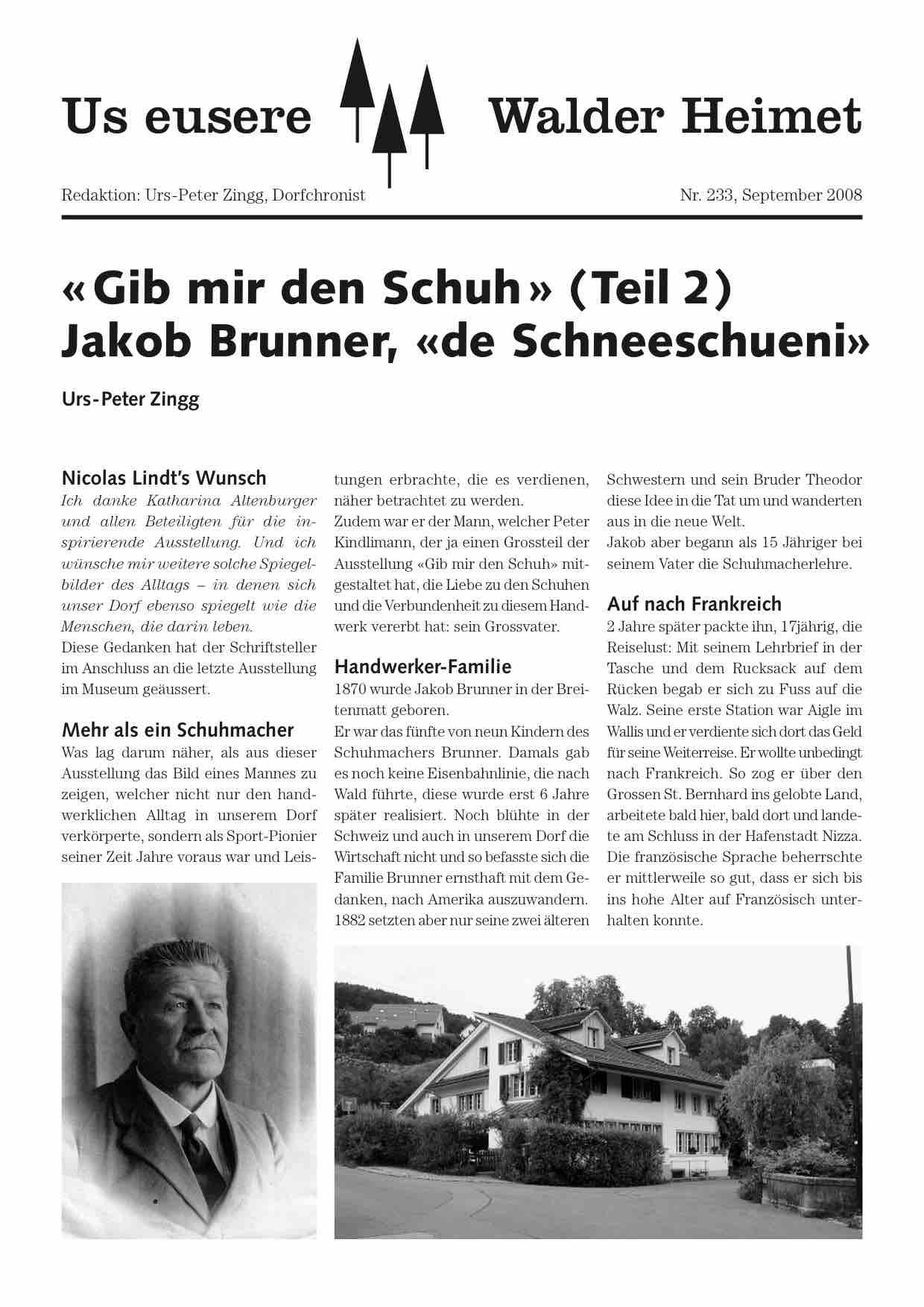 Schuhmacher Brunner